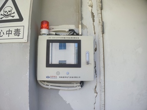 110KV GIS SF6氣體泄露在線監測報警系統安裝